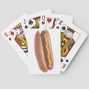 Hot Dog with Mustard Playing Cards