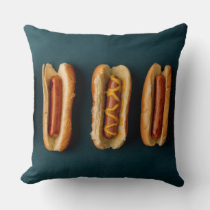 Hot Dogs and Buns Cushion