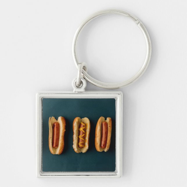 Hot Dogs and Buns Key Ring (Front)
