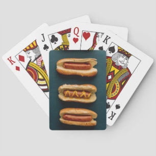 Hot Dogs and Buns Playing Cards