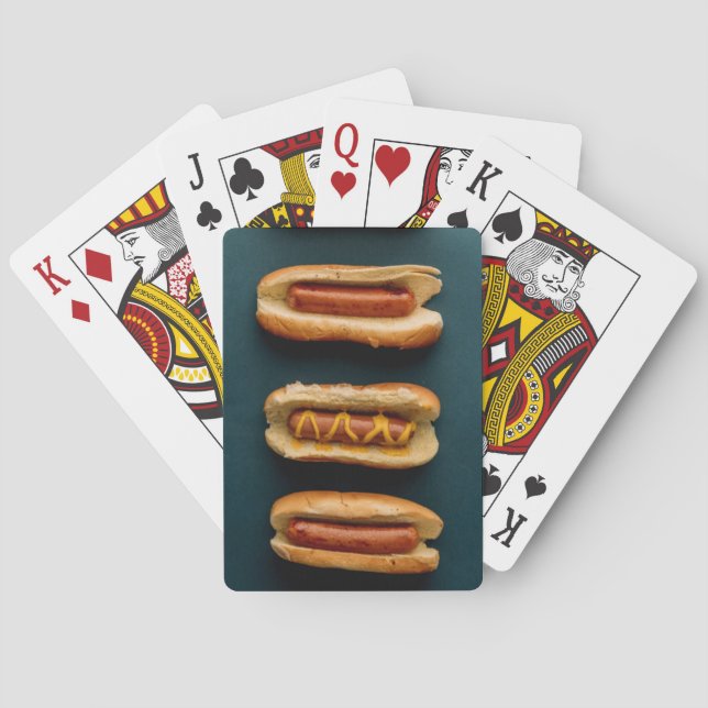 Hot Dogs and Buns Playing Cards (Back)