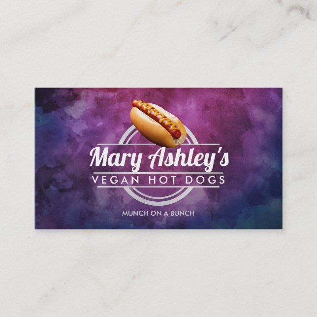 Hot Dogs business cards (Front)