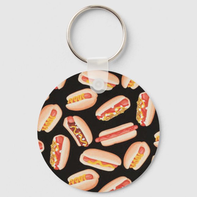 Hot Dogs Key Ring (Front)
