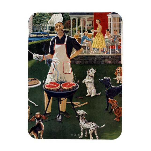 Hot Dogs Magnet (Vertical)