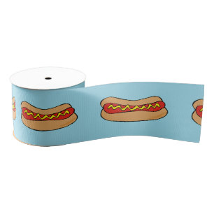 hot dogs ribbon grosgrain ribbon