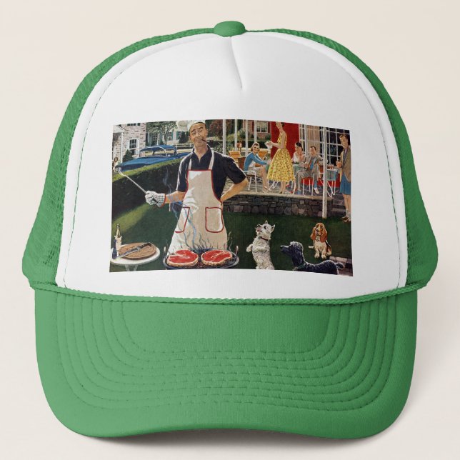 Hot Dogs Trucker Hat (Front)
