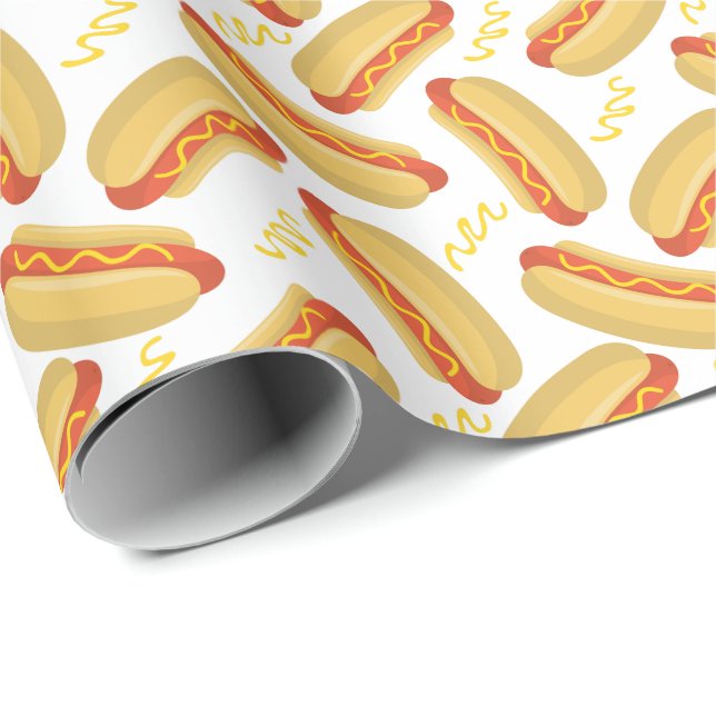 Hot Dogs Wrapping Paper (Roll Corner)