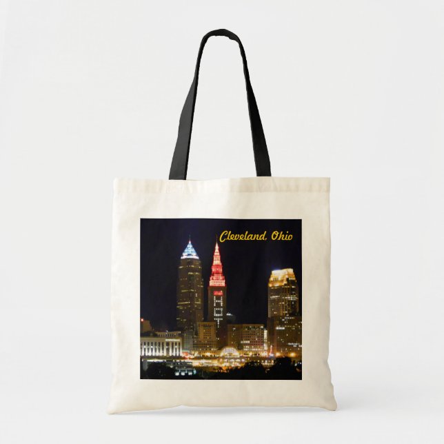 Hot DownTown Cleveland Ohio Tote Bag (Front)