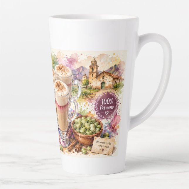 HOT DRINKS FROM PERU LATTE MUG (Right)
