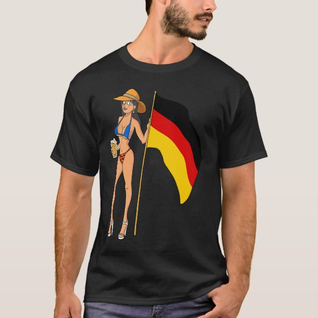 Hot Fan Girl Germany T-Shirt (Front)