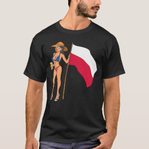 Hot Fan Girl Poland T-Shirt