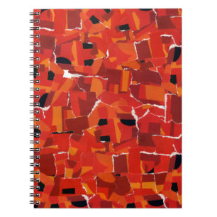 Hot Faux Mosaic Collage Notebook