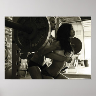 Hot Female Fitness Girls - Gym Poster