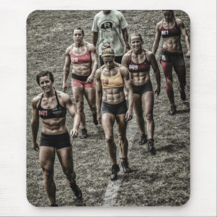 Hot Female Fitness Girls Mouse Pad