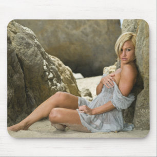 Hot Female Fitness Girls Mouse Pad