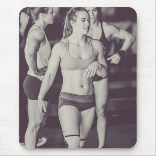 Hot Female Fitness Girls Mouse Pad