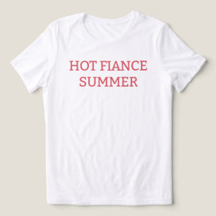 Hot Fiancé Summer Future Mrs Engagement Gift Tri-Blend Shirt