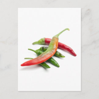 Hot five chilli postcard