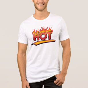 HOT Flame Graphic Bella+Canvas Tee