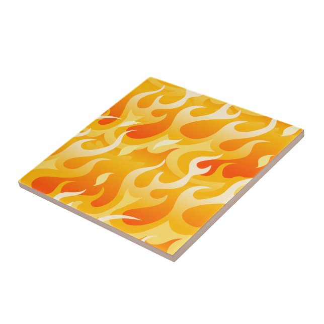 Hot flames ceramic tile (Side)