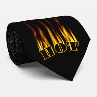 Hot - Flames Design Tie