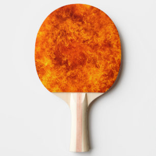 Hot Flaming Fire Ping Pong Paddle