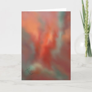 Hot Flash Art Greeting Card