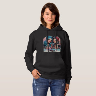 Hot Flash Chronicles Retro Diva Hoodie ( woman )