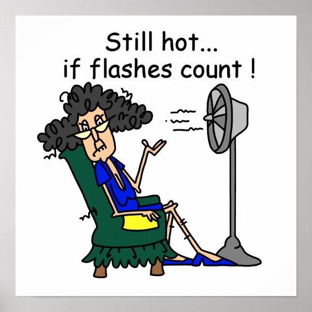 Hot Flash Humour Poster (Front)