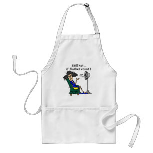 Hot Flash Humour Standard Apron