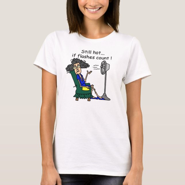 Hot Flash Humour T-Shirt (Front)