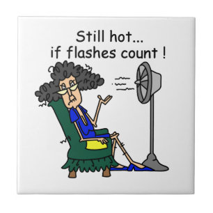 Hot Flash Humour Tile