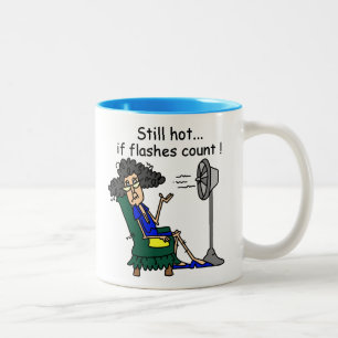 Hot Flash Humour Two-Tone Coffee Mug