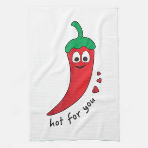 Hot for You  Tea Towel