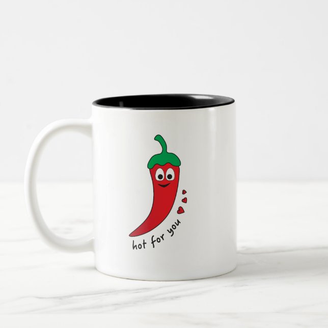 Hot for You Two-Tone Coffee Mug (Left)