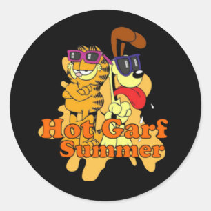 Hot Garf Summer Classic Round Sticker
