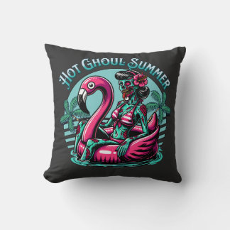 Hot ghoul summer cushion