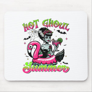 Hot Ghoul Summer Halloween Beach Vibes Aesthetic Mouse Pad
