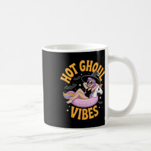 Hot Ghoul Vibes Witch Summer Halloween Costume Vac Coffee Mug
