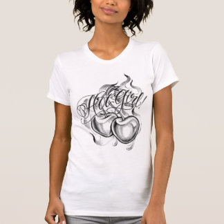hot girl cherry tattoo T-Shirt