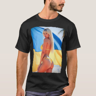 Hot Girl On Shirt For Men - Y Booty Model Ukraine
