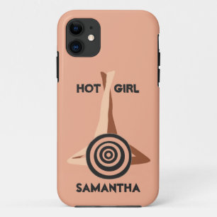 Hot Girl Summer Peach Sand Customisable Name iPhone 11 Case