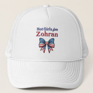 Hot Girls For Zohran Mamdani NYC Mayor USA Trucker Hat