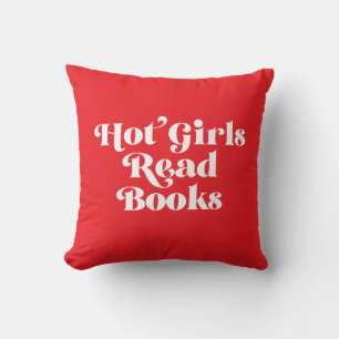 Hot Girls Read Books Cushion