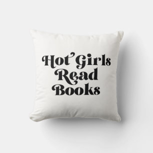 Hot Girls Read Books Cushion