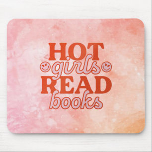 Hot Girls Read Books Mouse Pad