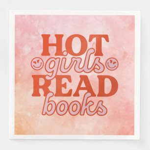 Hot Girls Read Books Napkin