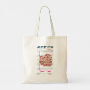 Hot Girls Read Books Personalized Tote Bag