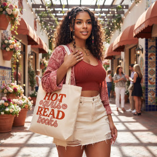 Hot Girls Read Books Tote Bag