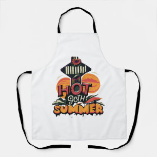 Hot Goth Summer Chic Apron